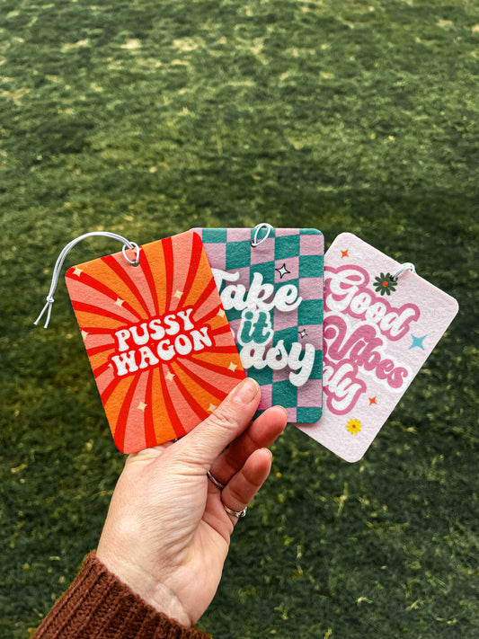 Groovy Themed Air Fresheners - NotTodayLuciifer