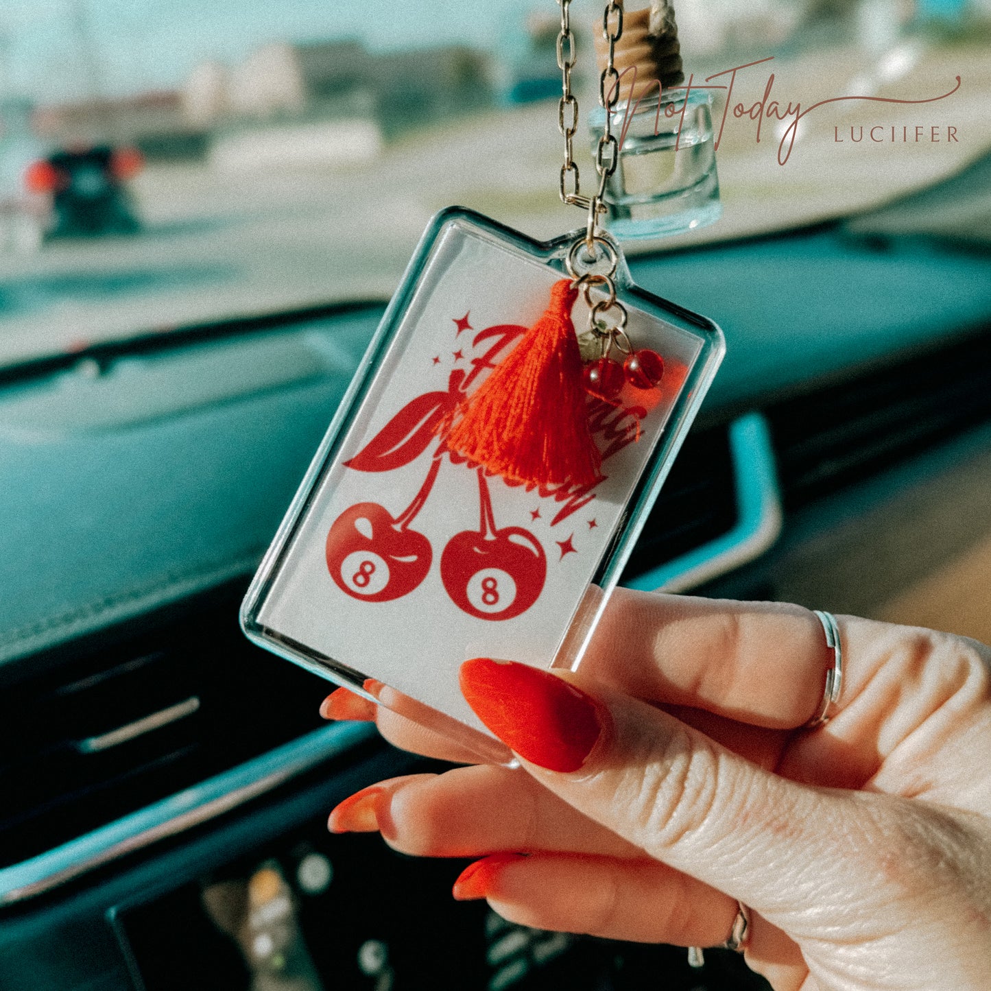 Feelin' Lucky Gold Car Charm