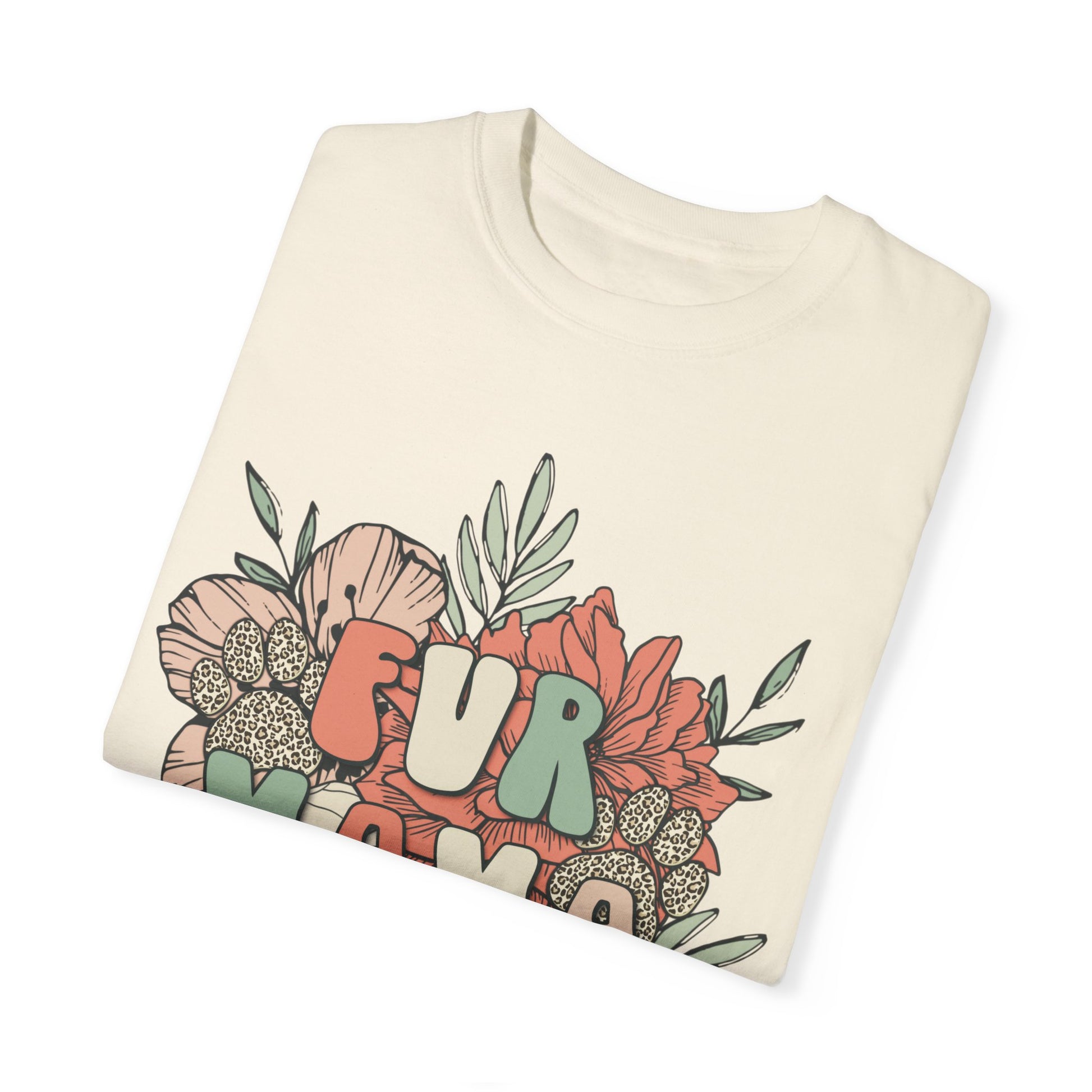 Fur Mama Foral Tee - NotTodayLuciifer