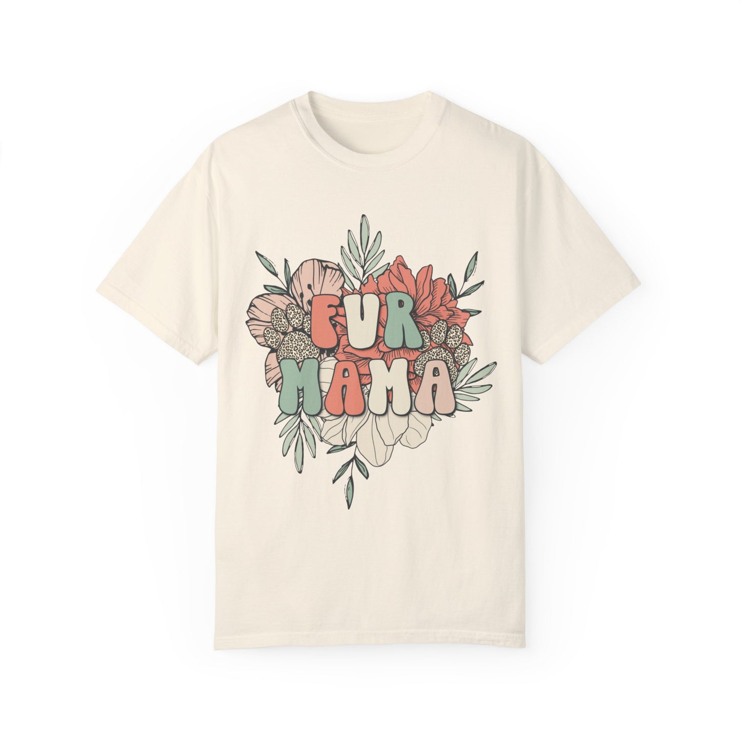 Fur Mama Foral Tee - NotTodayLuciifer