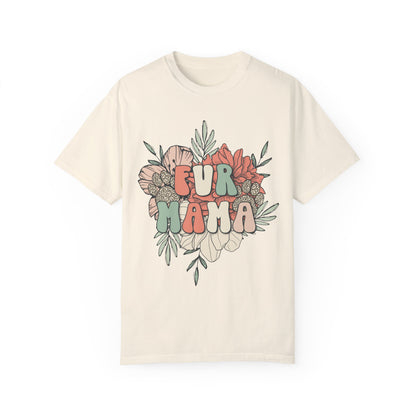 Fur Mama Foral Tee - NotTodayLuciifer