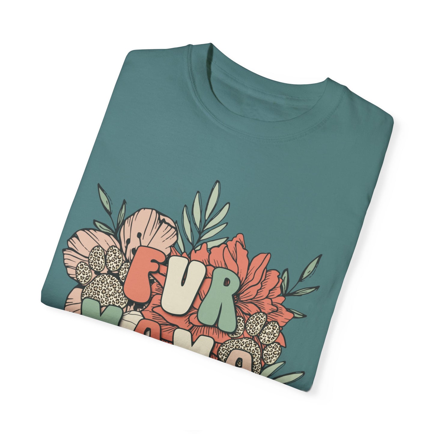 Fur Mama Foral Tee - NotTodayLuciifer