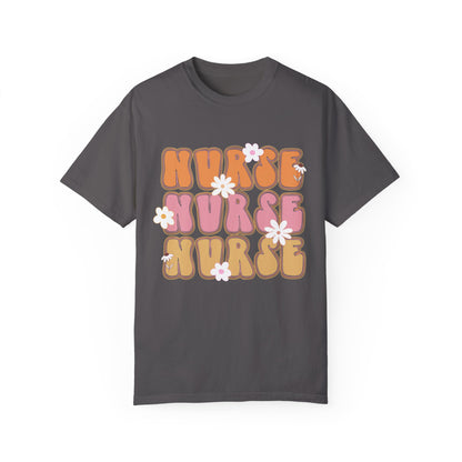 Floral Nurse Tee - NotTodayLuciifer