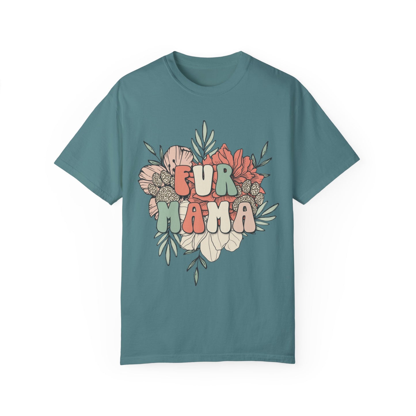 Fur Mama Foral Tee - NotTodayLuciifer