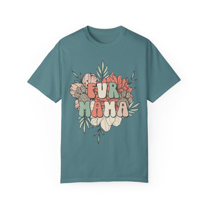 Fur Mama Foral Tee - NotTodayLuciifer